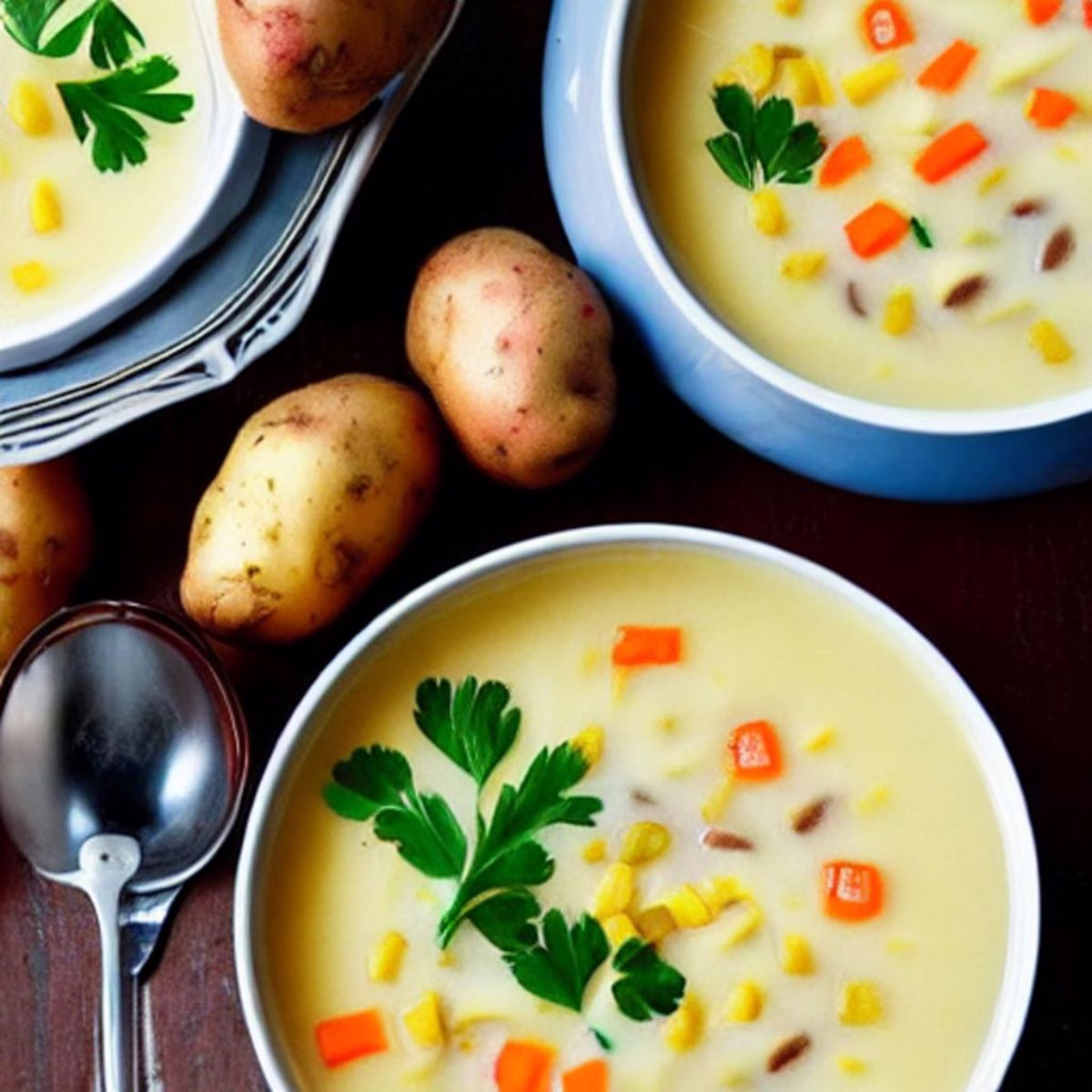 4-Ingredient Potato Soup