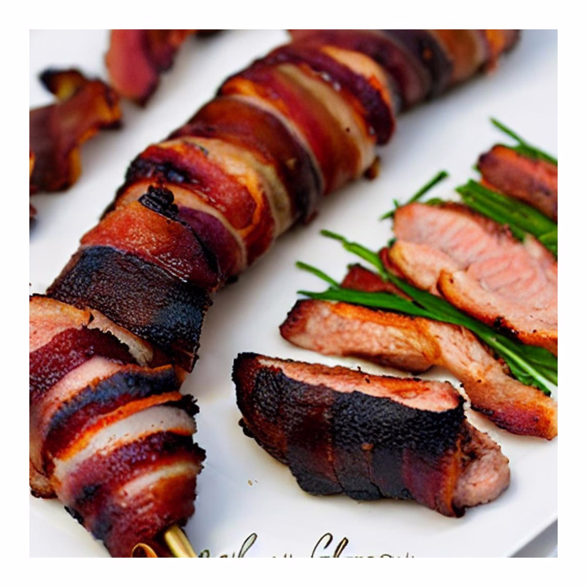 Air Fryer Bacon Wrapped Pork Tenderloin - Image 2