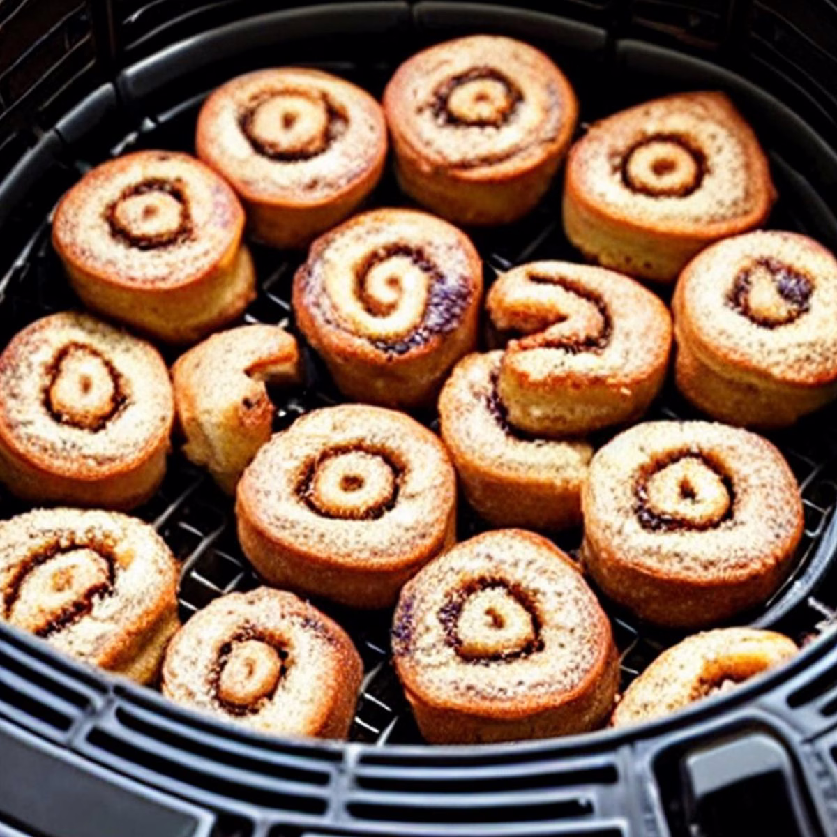 Air Fryer Cinnamon Roll Bites