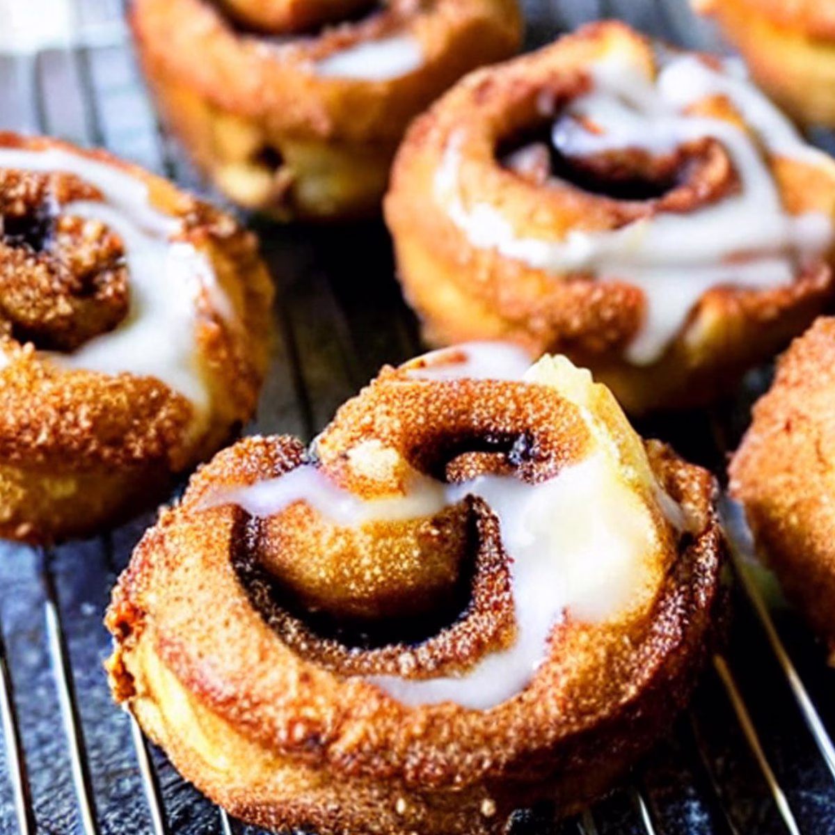 Air Fryer Cinnamon Roll Bites - Image 1