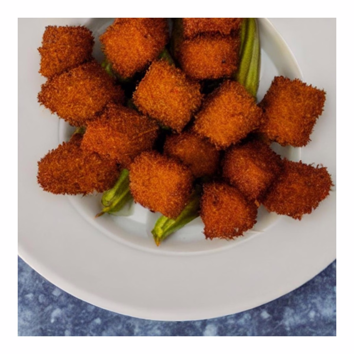 Air Fryer Frozen Breaded Okra