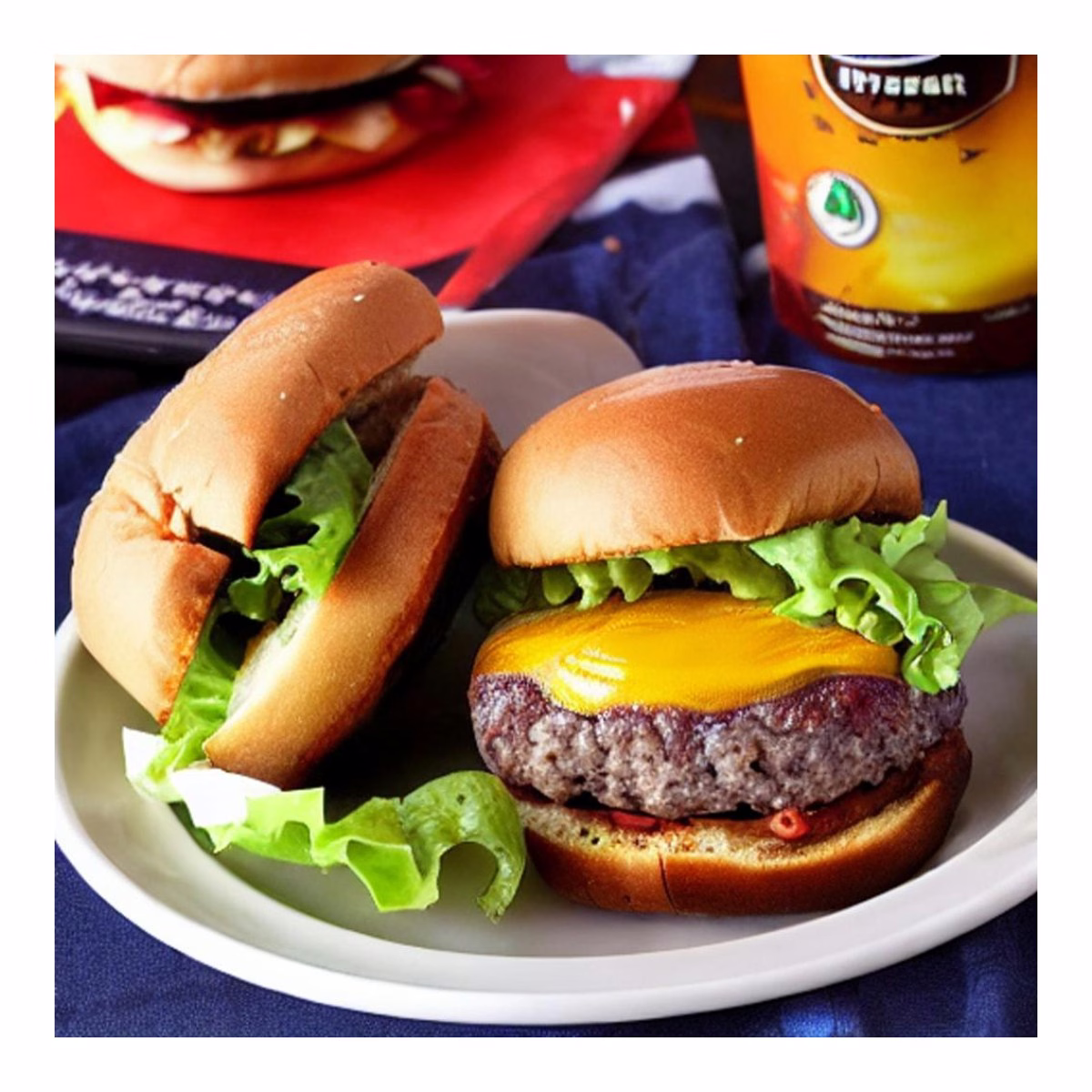 Air Fryer Frozen Burgers