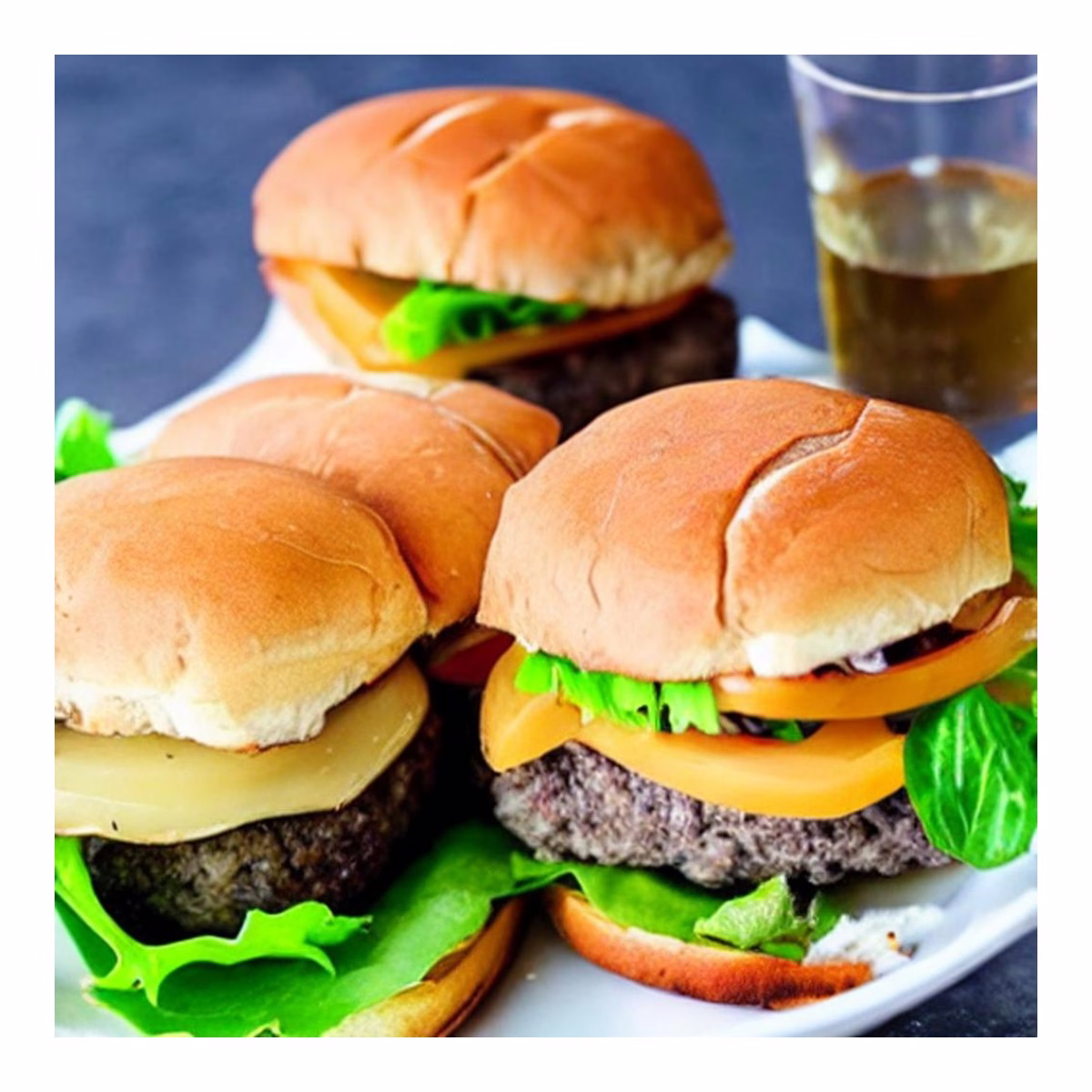 Air Fryer Frozen Burgers - Image 2