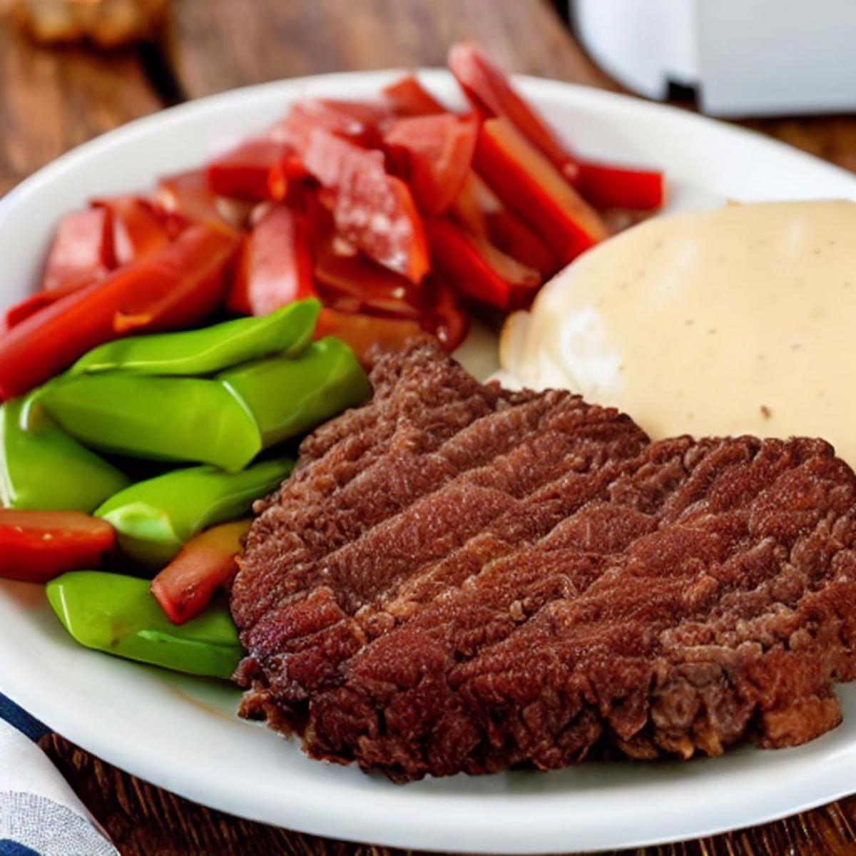 Air Fryer Frozen Country Fried Steak