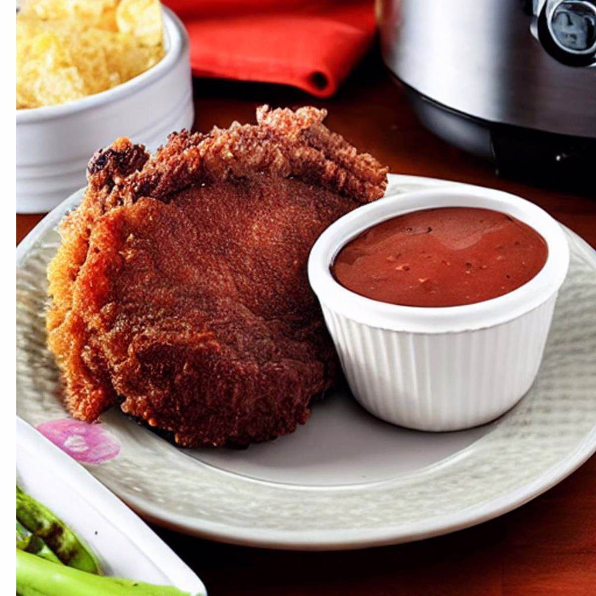 Air Fryer Frozen Country Fried Steak - Image 1