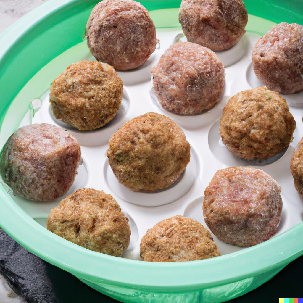 Air Fryer Frozen Meatballs - Image 1