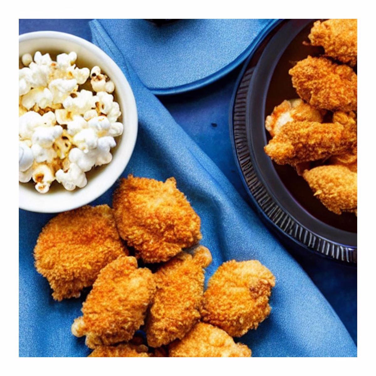 Air Fryer Frozen Popcorn Chicken - Image 1