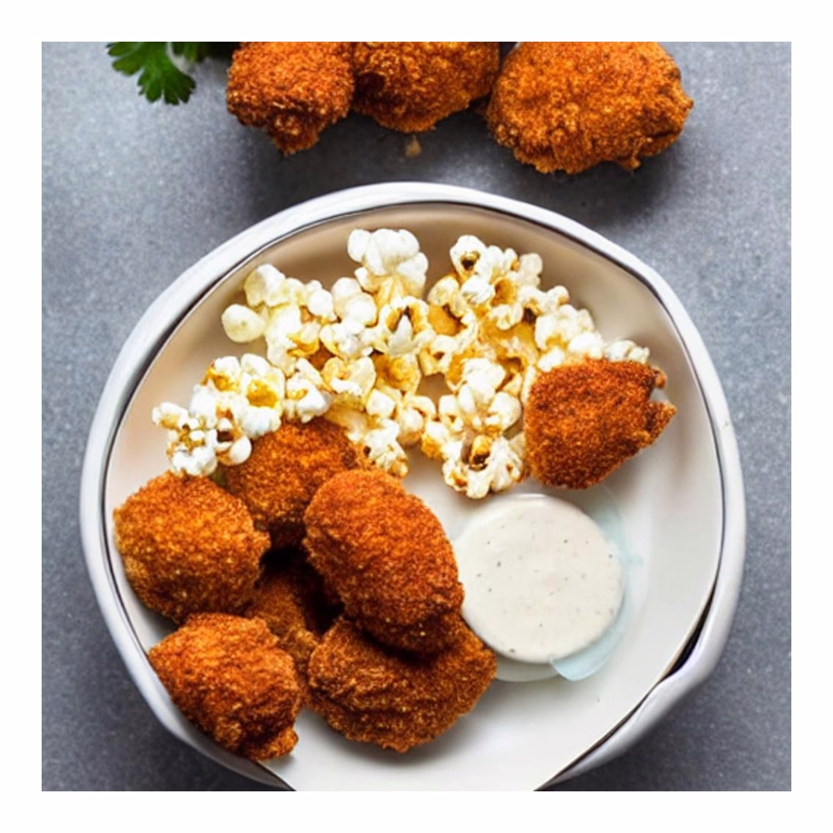 Air Fryer Frozen Popcorn Chicken - Image 2