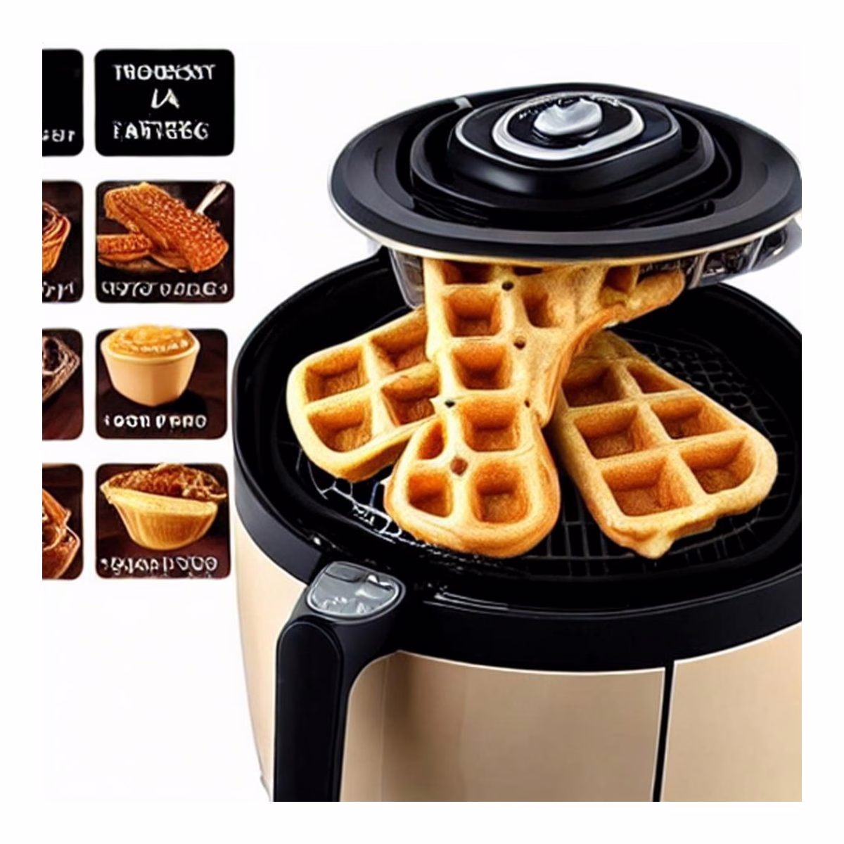 Air Fryer Frozen Waffles - Image 1