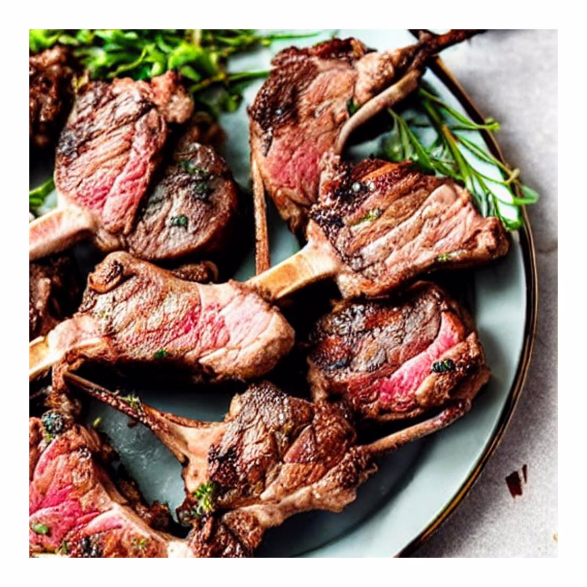 Air Fryer Lamb Chops - Image 1