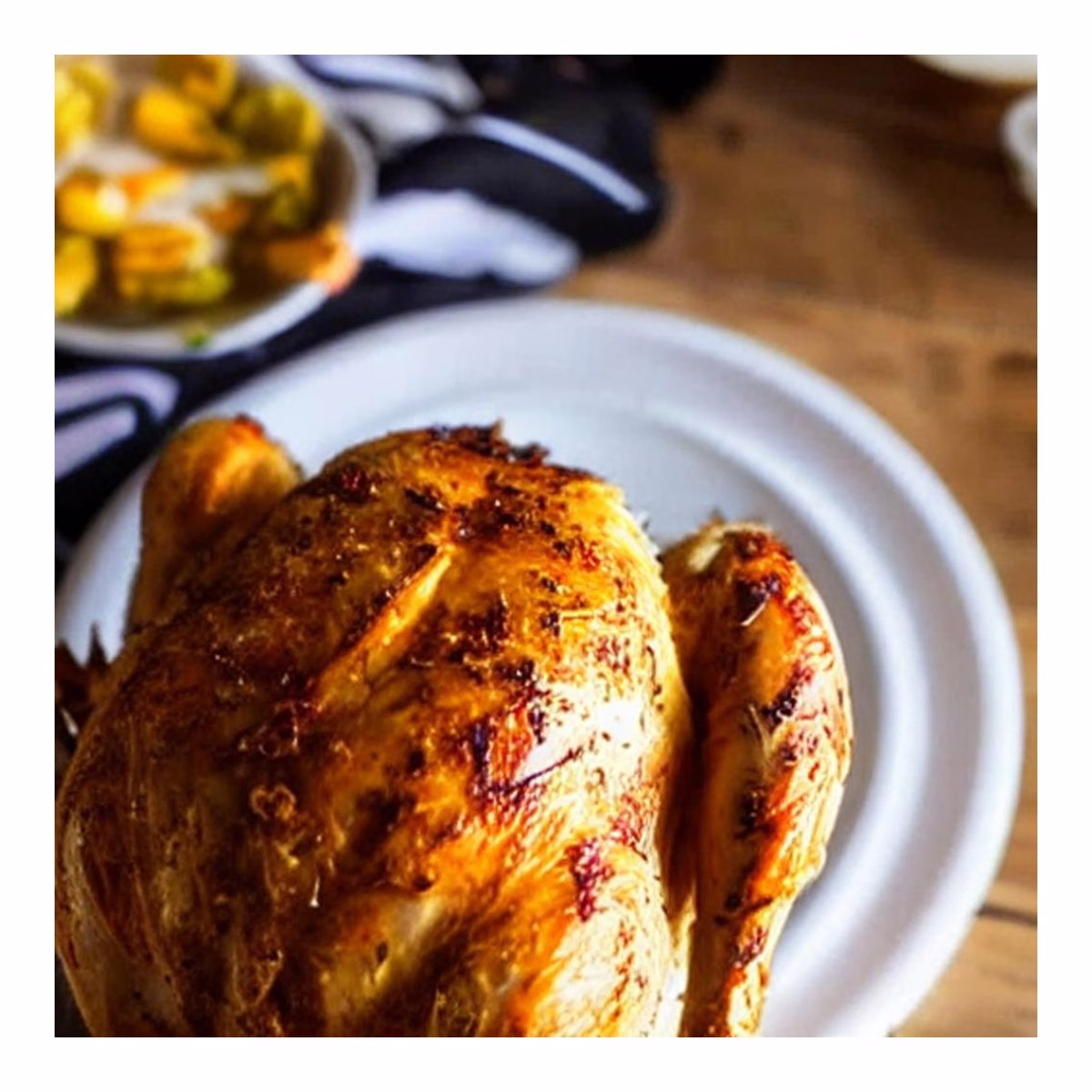 Air Fryer Rotisserie Chicken