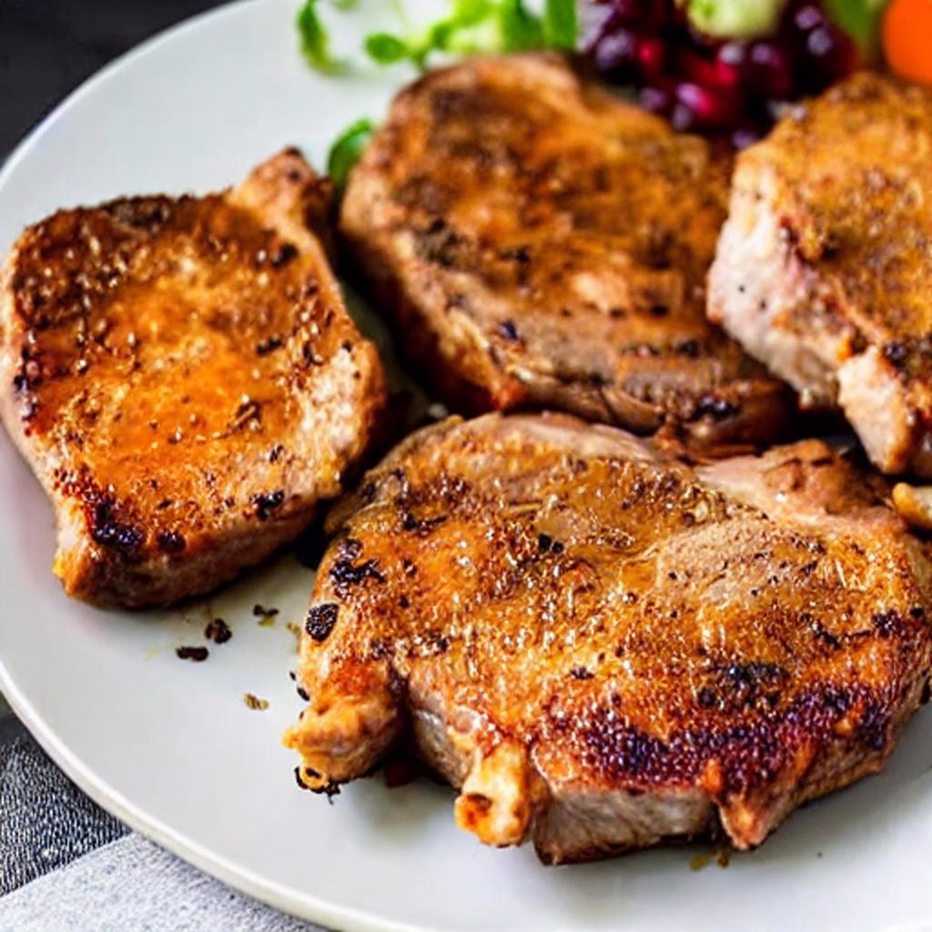 Air Fryer Thick Cut Pork Chops