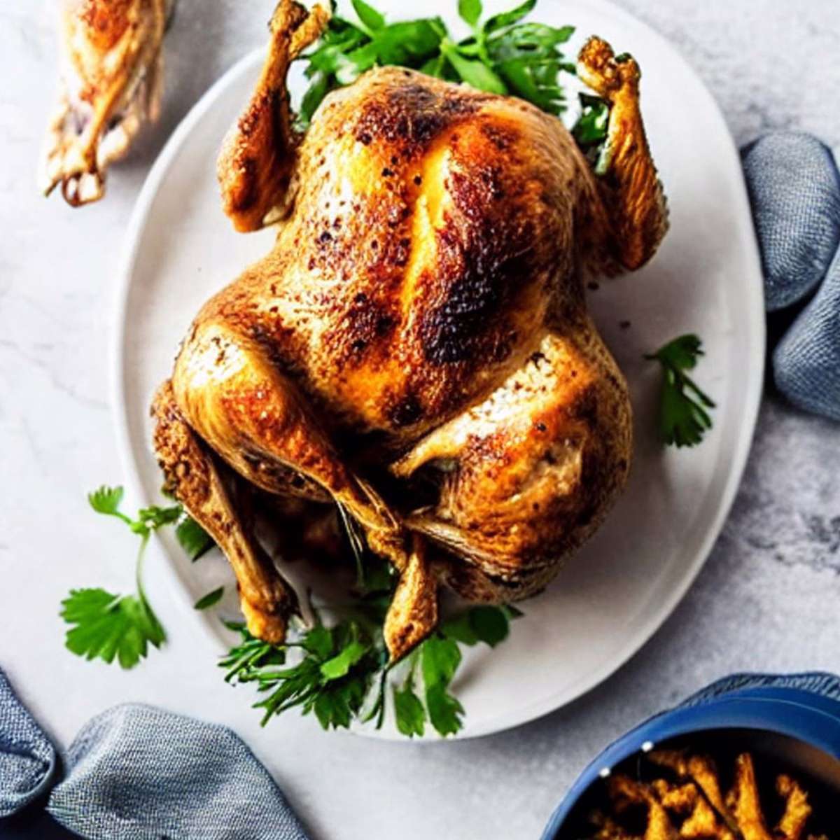Air Fryer Whole Chicken
