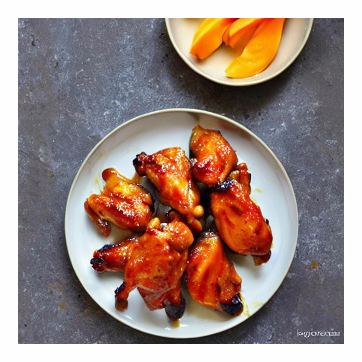Apricot Sriracha Glazed Chicken Wings Recipe