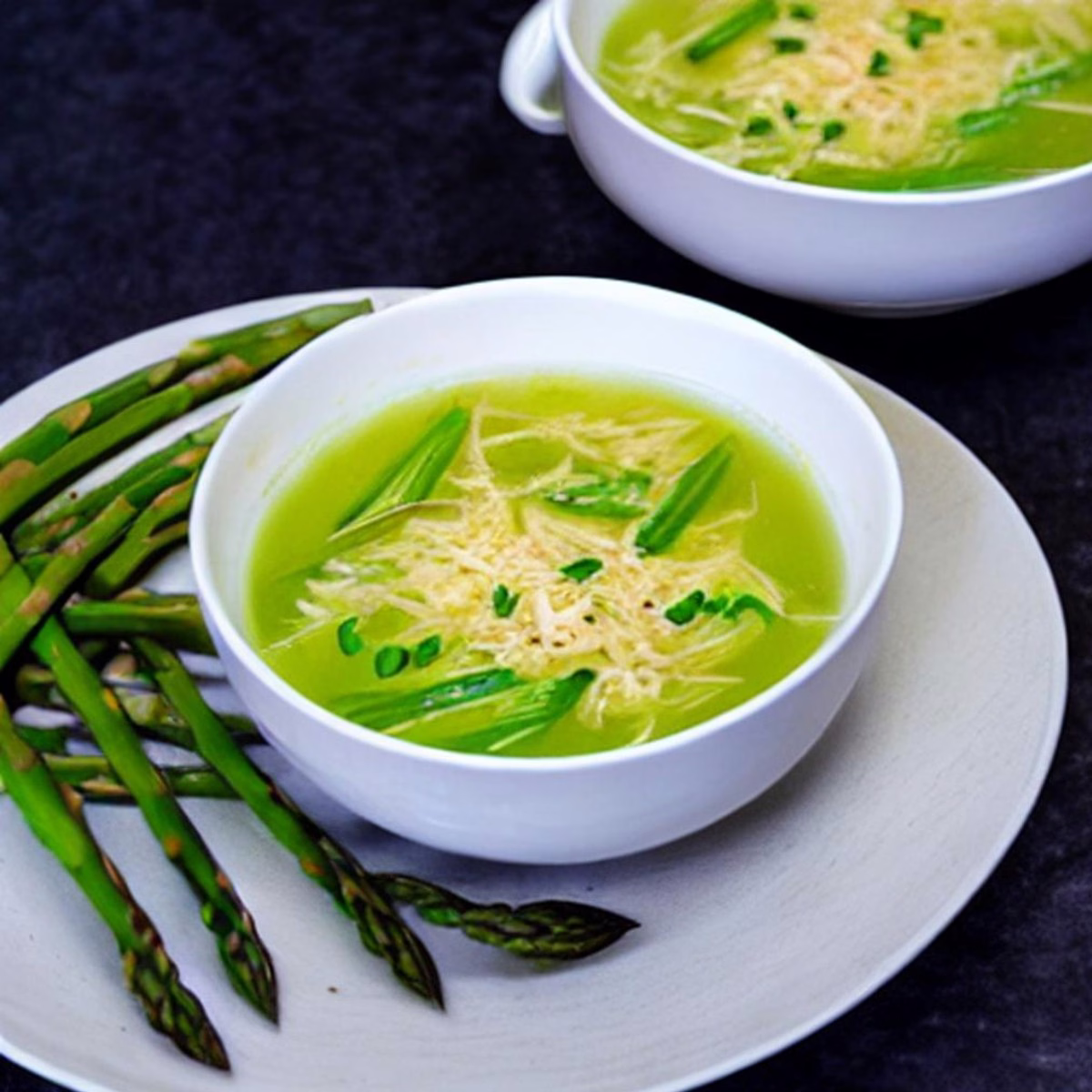 Asparagus Crab Egg Drop Soup Recipe - Image 2