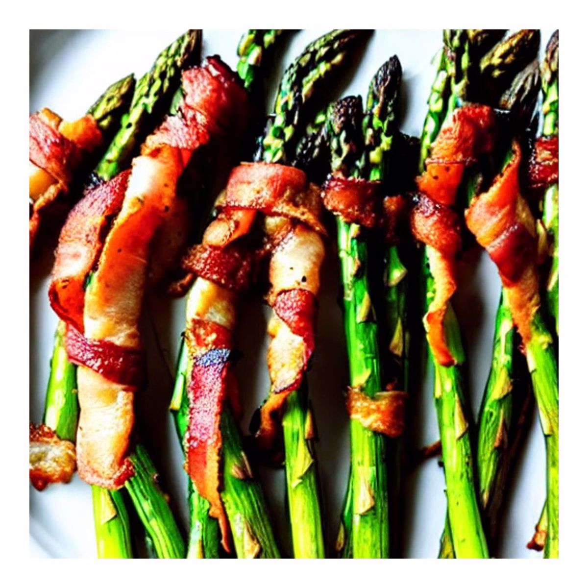 Baked Bacon Wrapped Asparagus