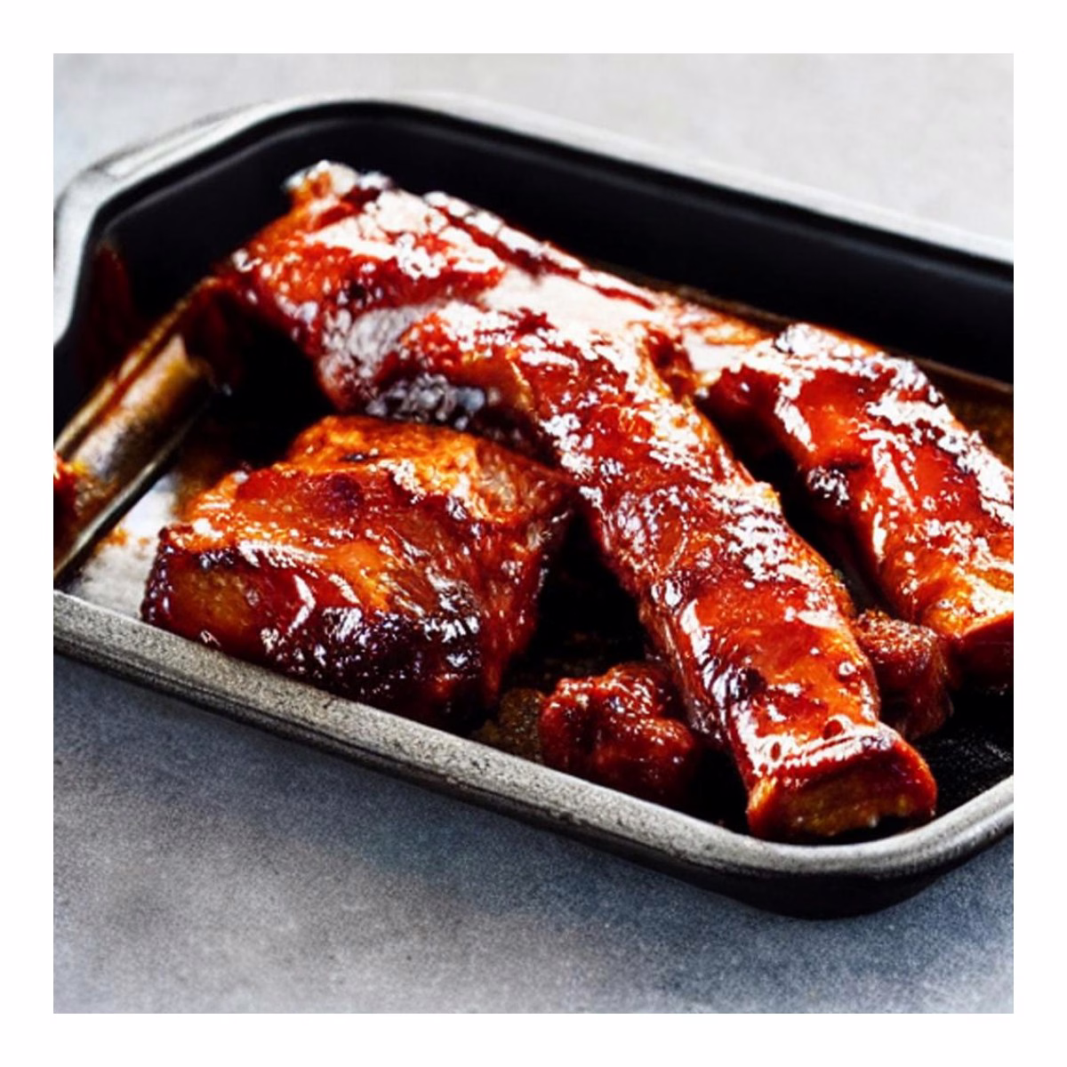 Baked Bbq Pork Rib Tips - Image 1