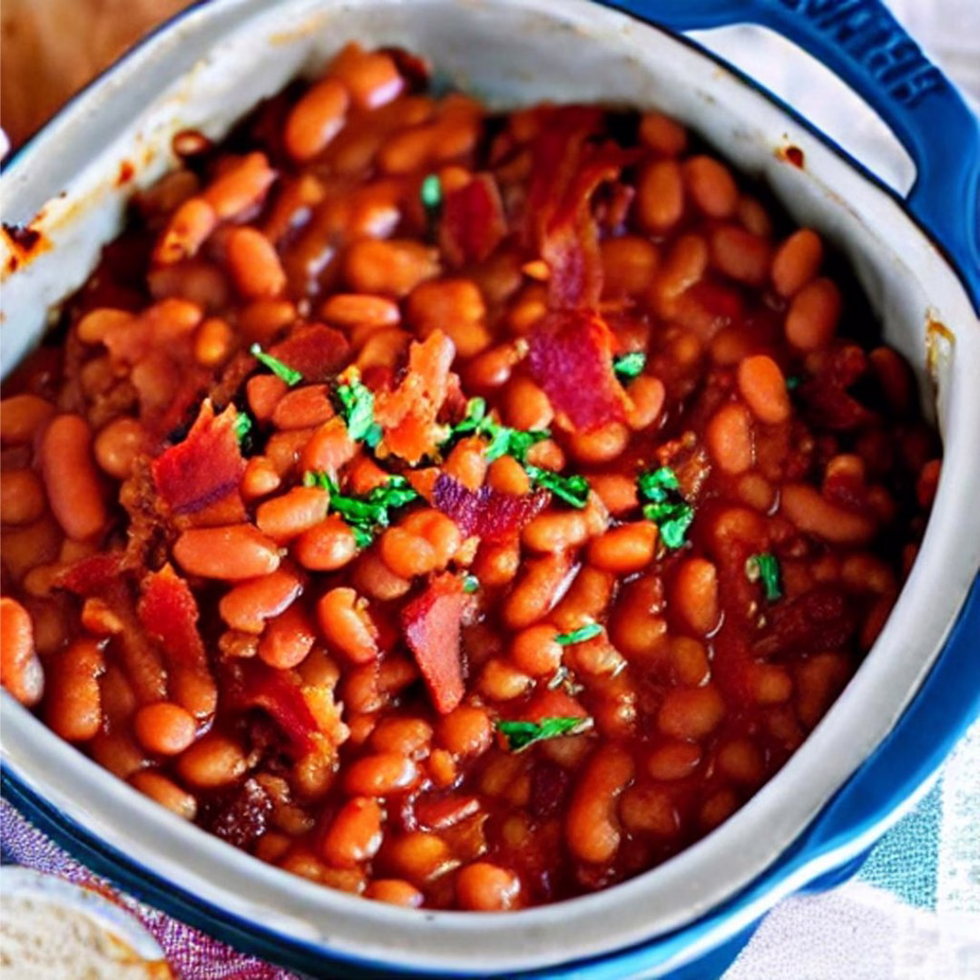 Baked Beans with Ground Beef and Bacon