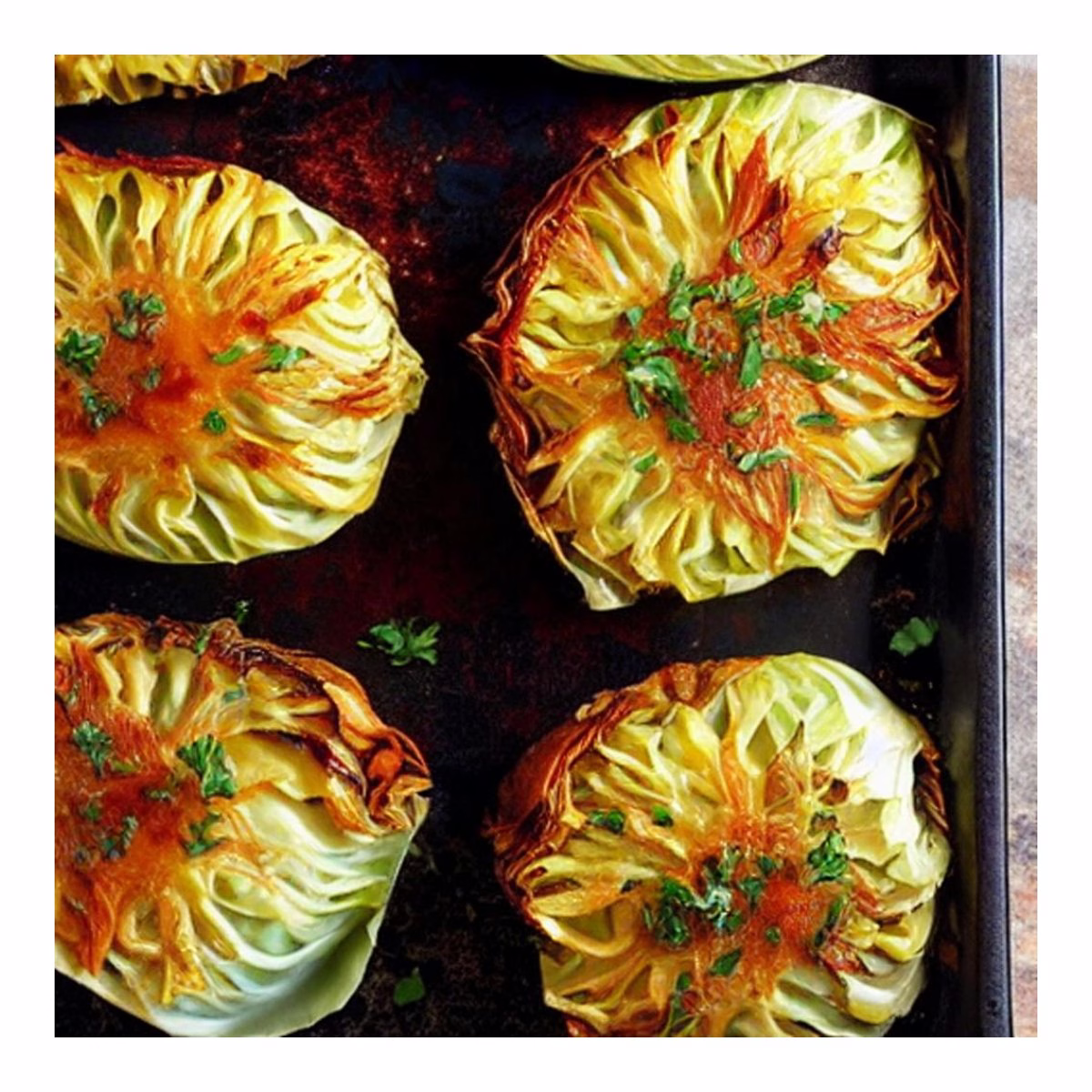 Baked Cabbage Steaks