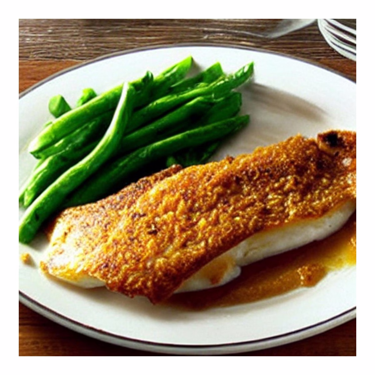 Baked Flounder