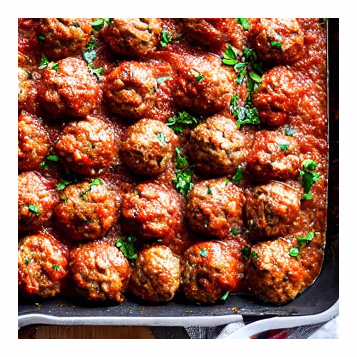 Baked Italian Meatballs - Image 1