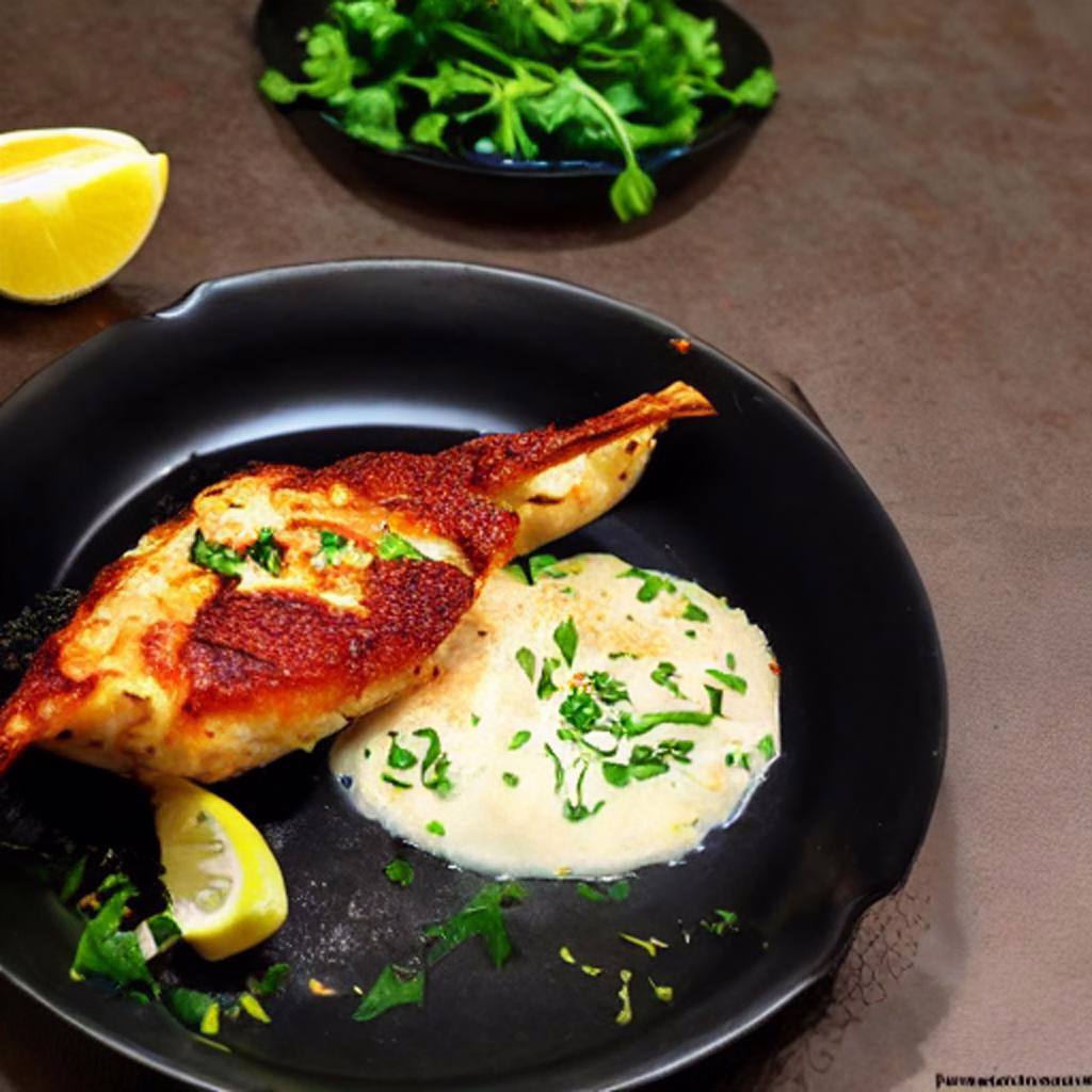 Baked Monkfish