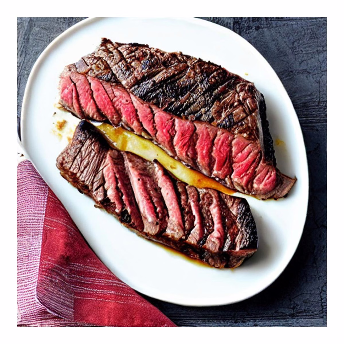 Baked New York Strip Steak