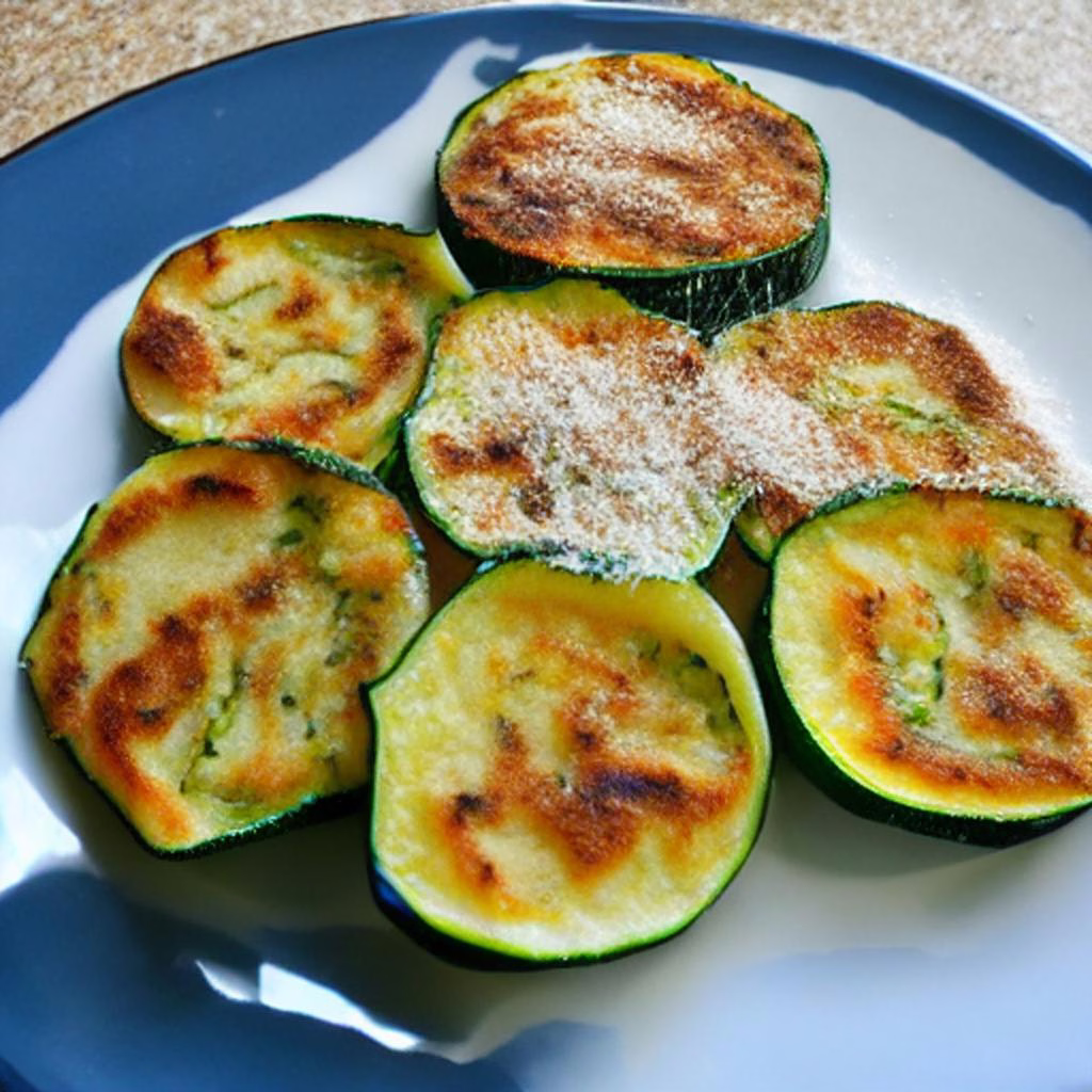 Baked Parmesan Zucchini Rounds
