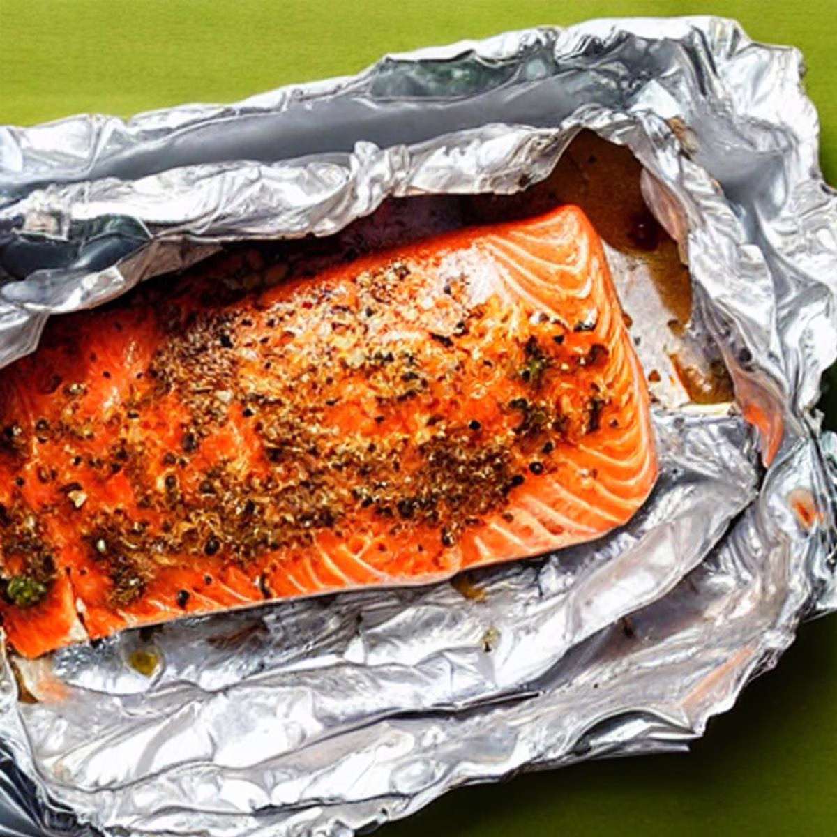 Baked Salmon In Foil - Image 1