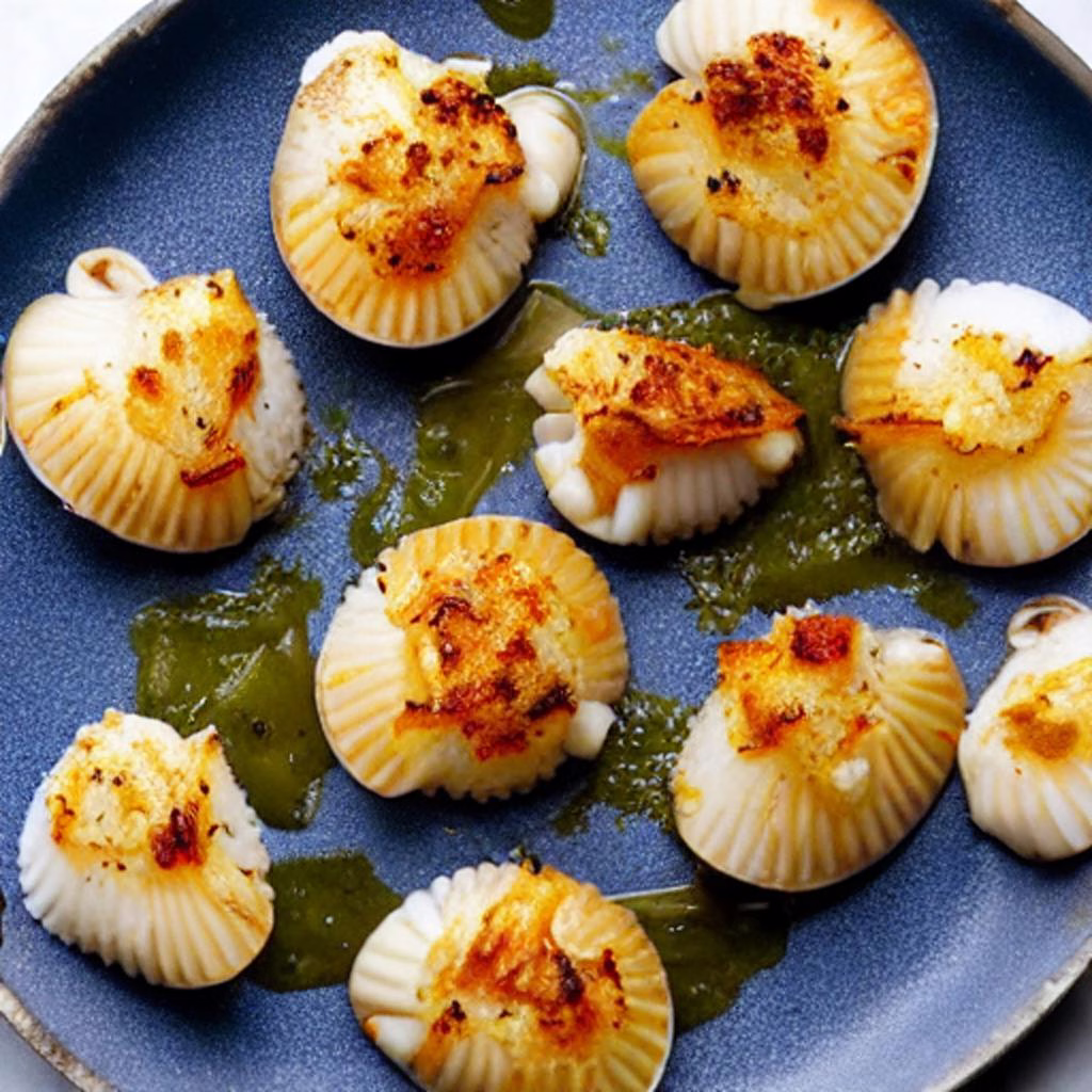 Baked Scallops