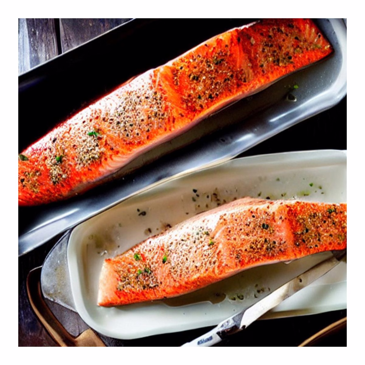 Baked Steelhead Trout