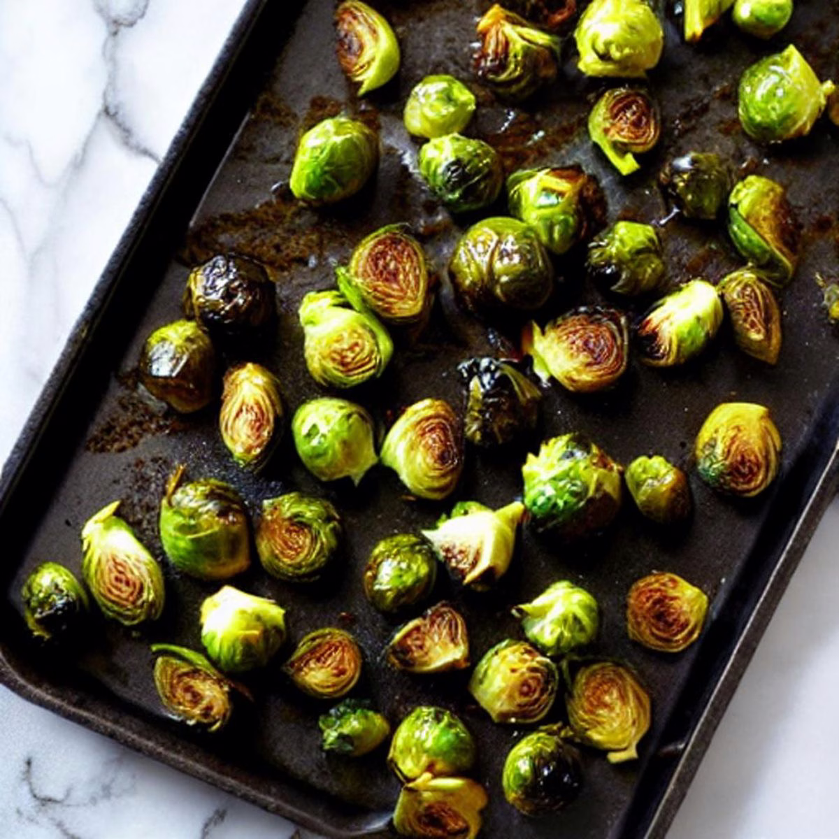 Balsamic Roasted Brussel Sprouts - Image 1