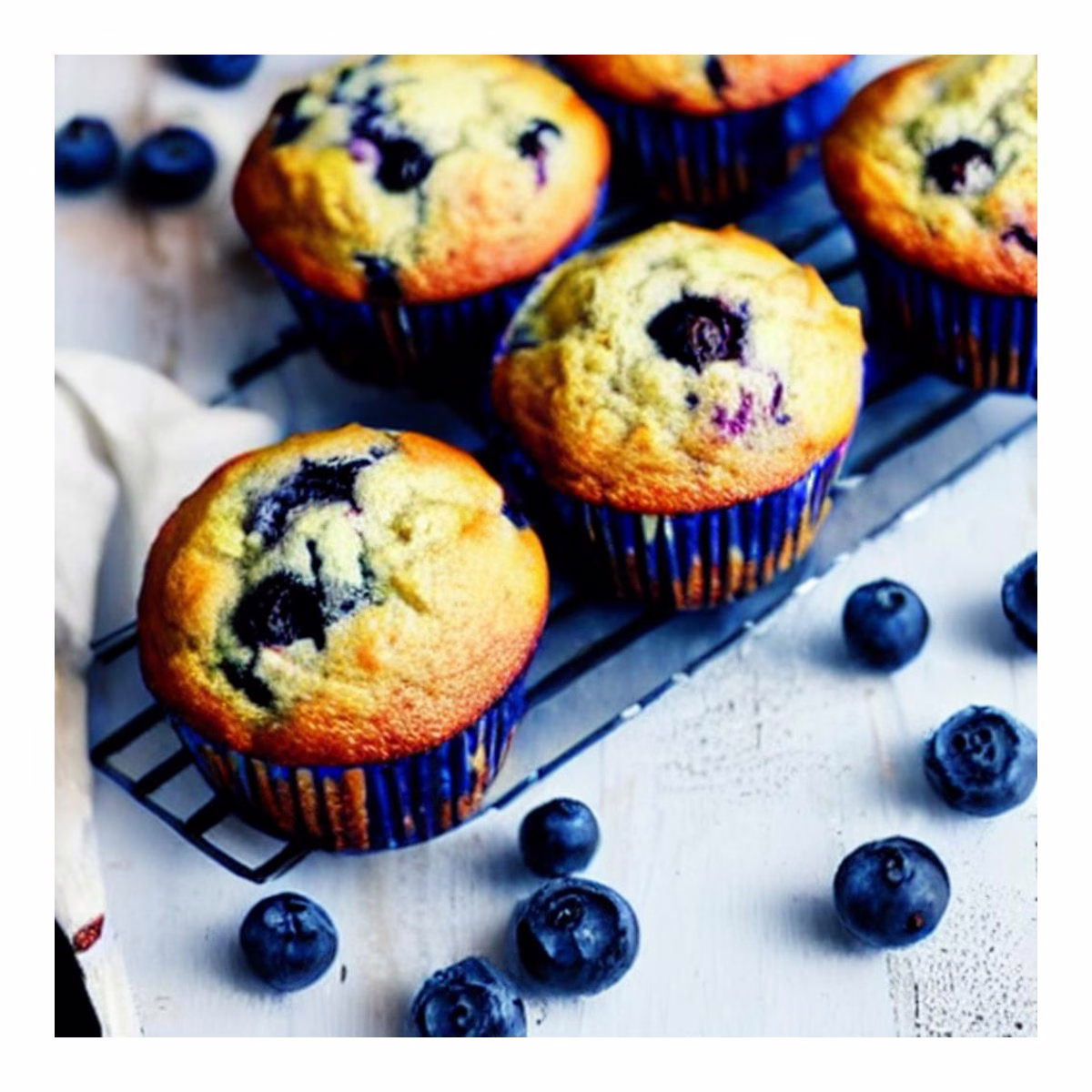 Banana Blueberry Muffins