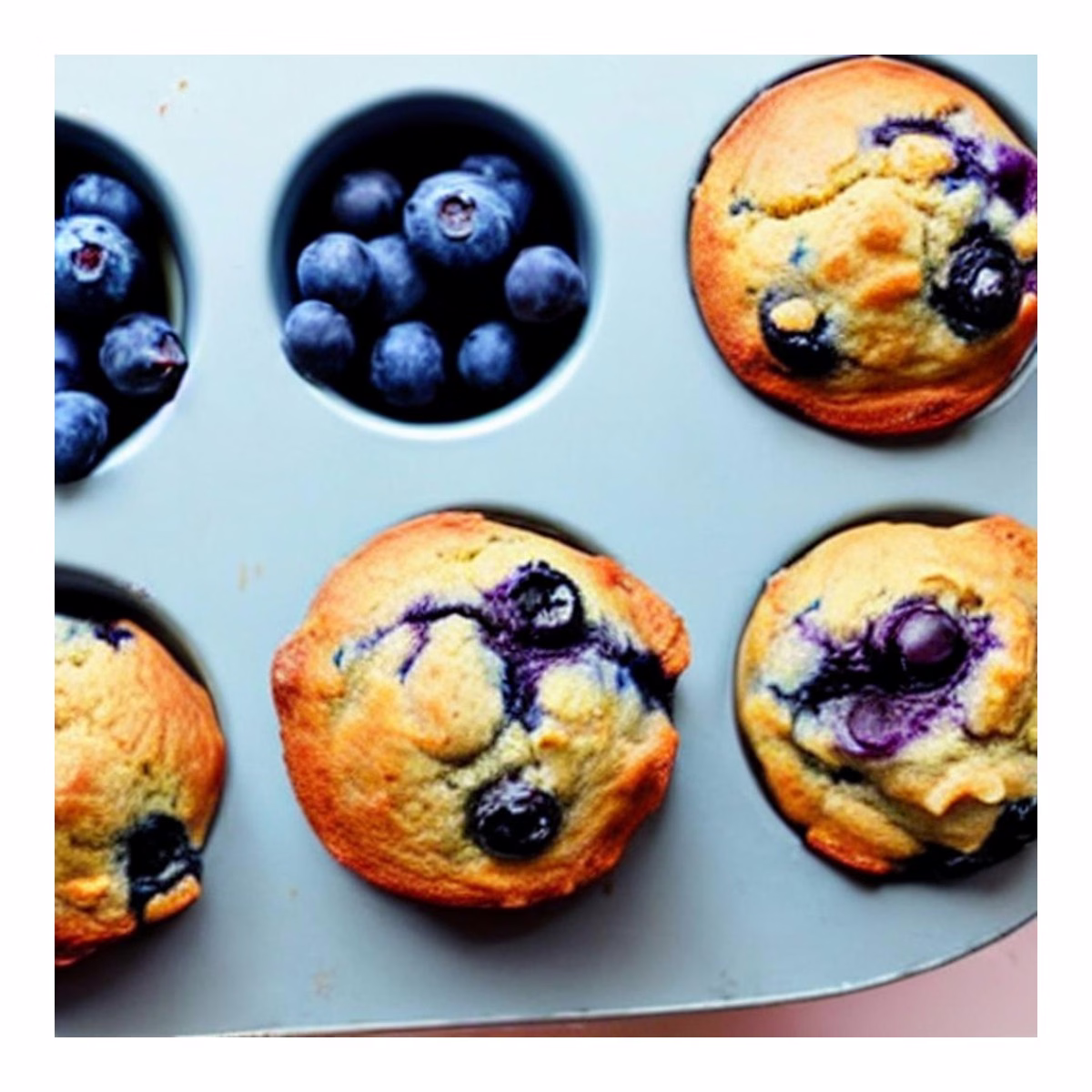 Banana Blueberry Muffins - Image 1