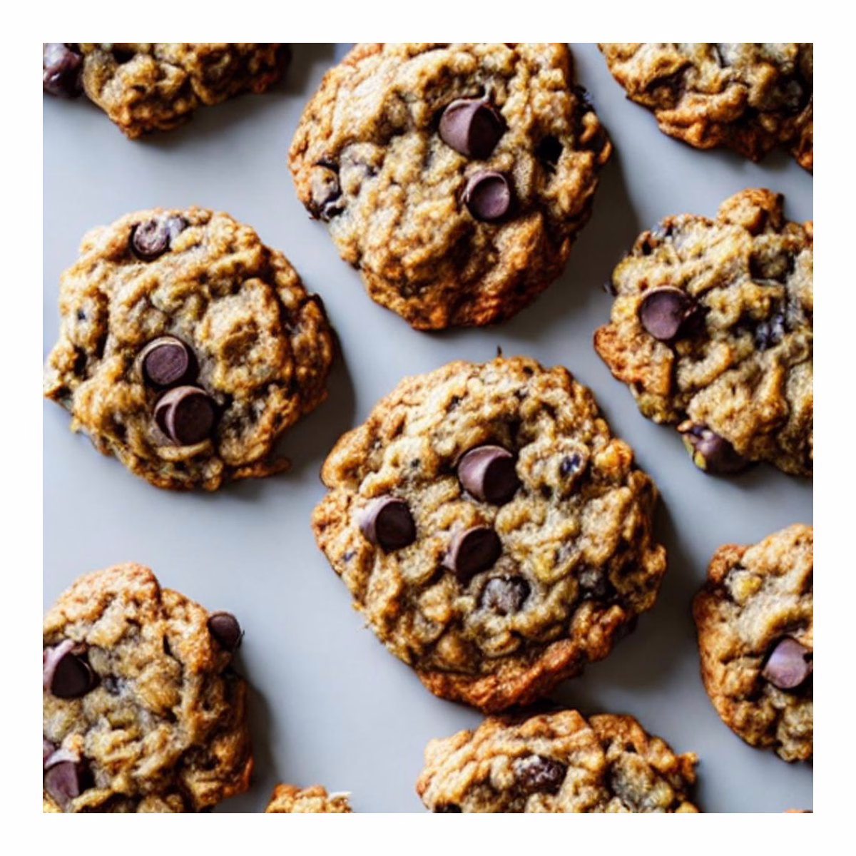 Banana Chocolate Chip Oatmeal Cookies - Image 2