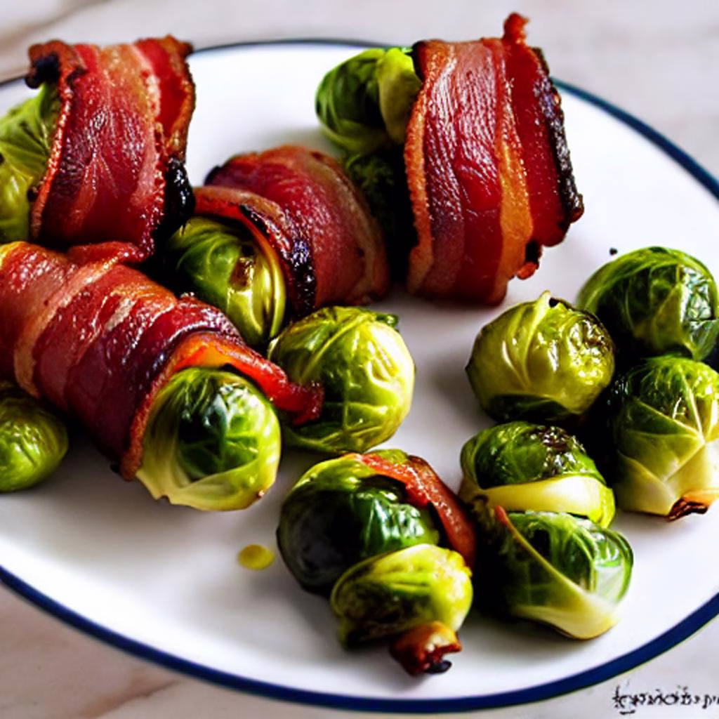 Bbq Bacon Wrapped Brussel Sprouts