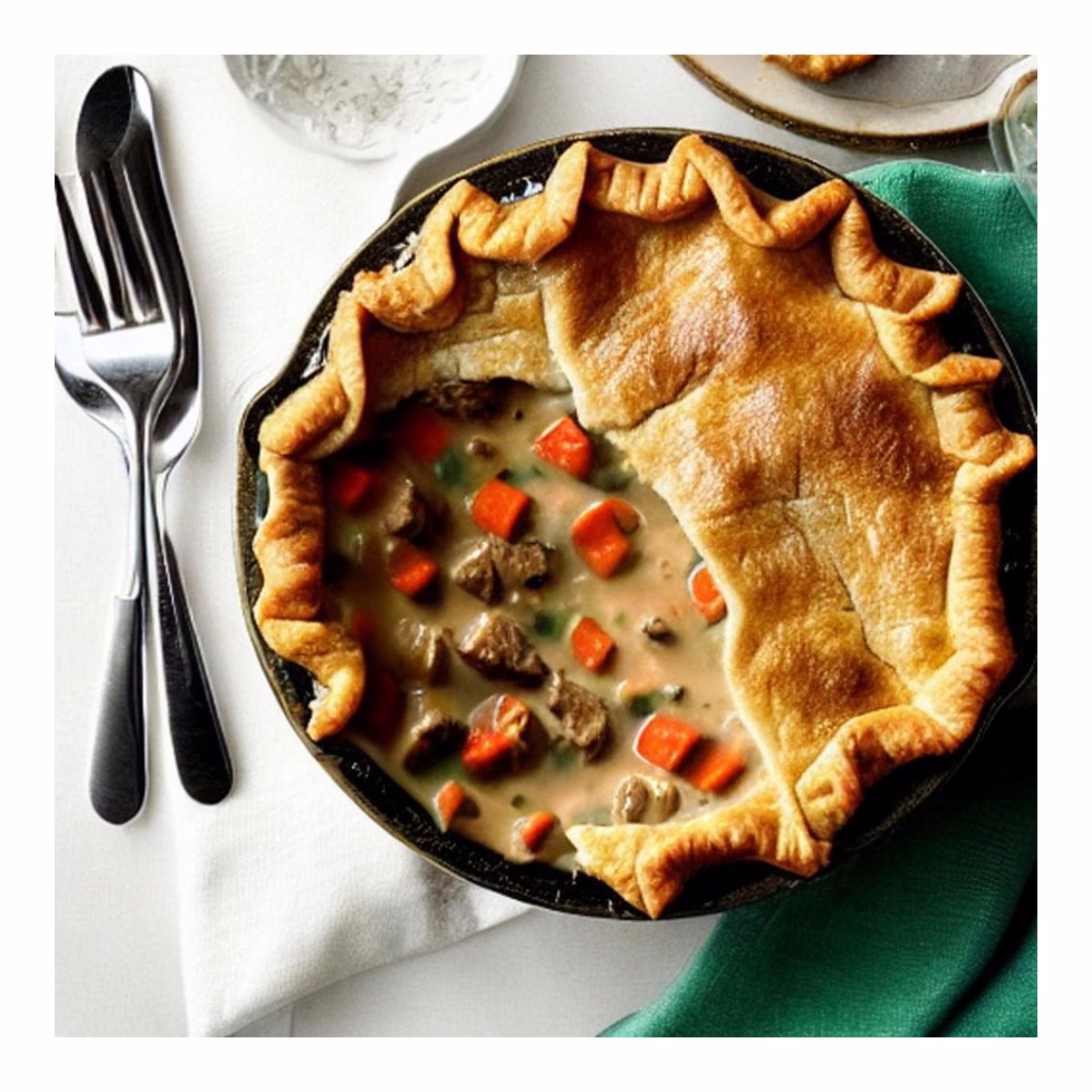 Beef Stroganoff Pot Pie