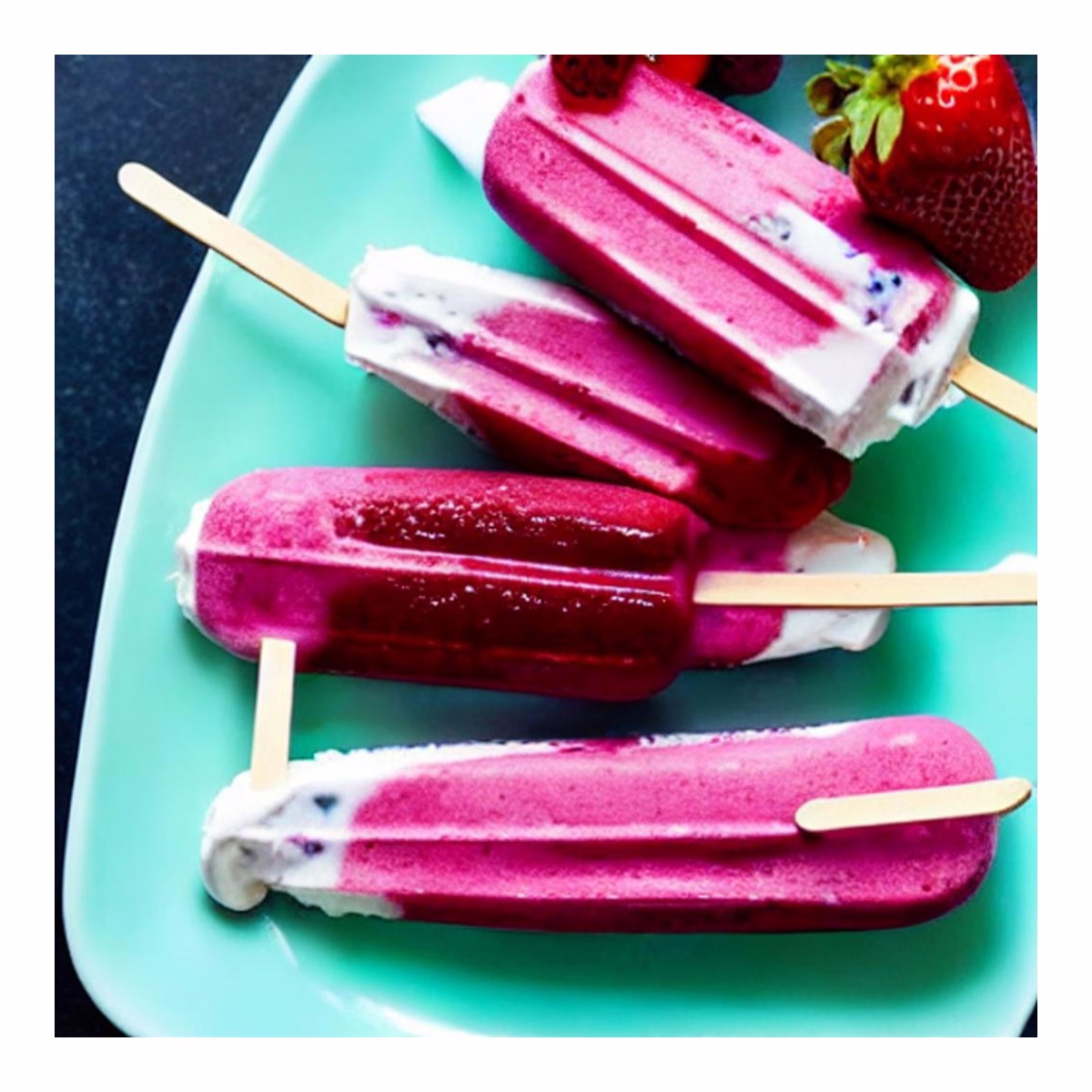 Berry Parfait Greek Yogurt Popsicles - Image 2