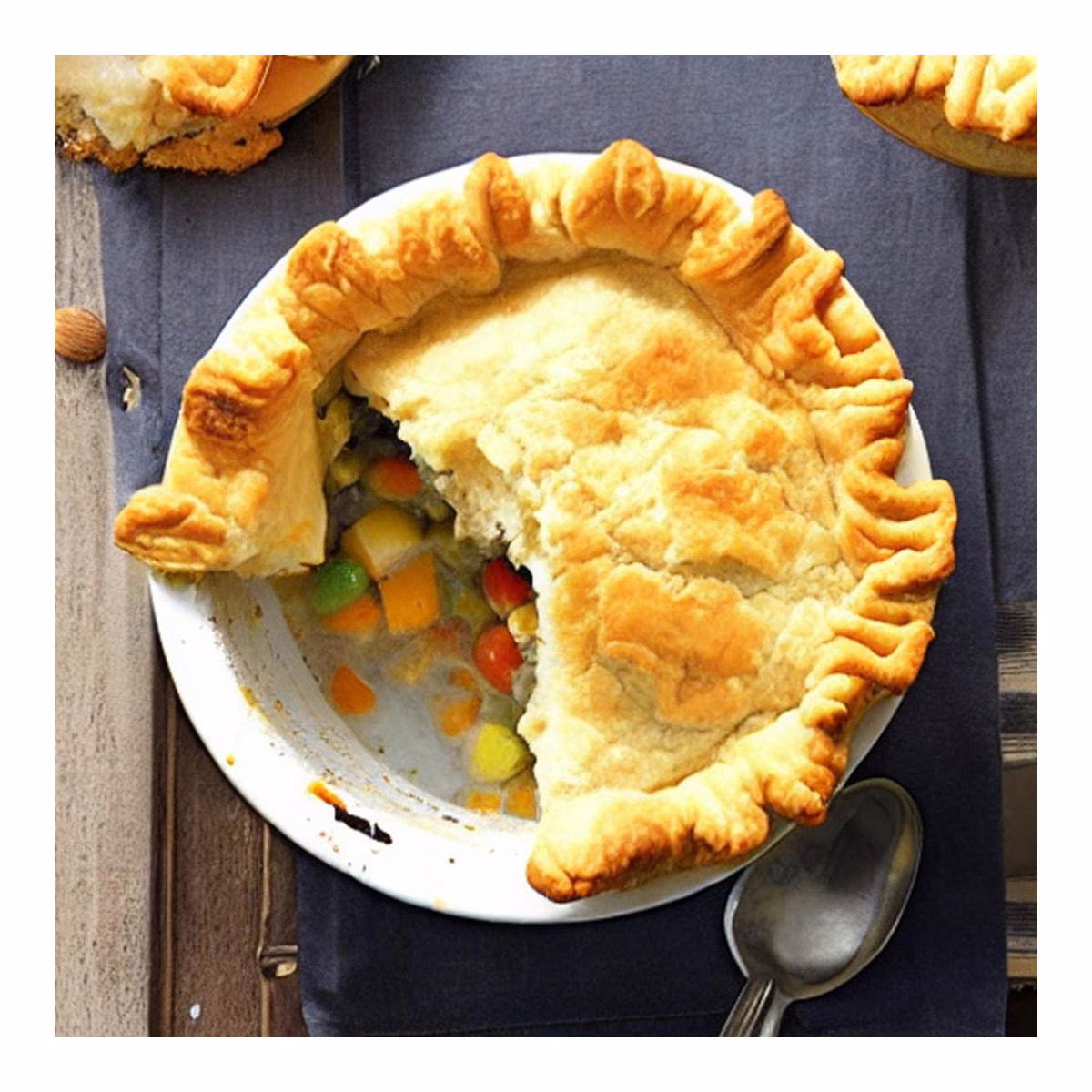 Biscuit Chicken Pot Pie