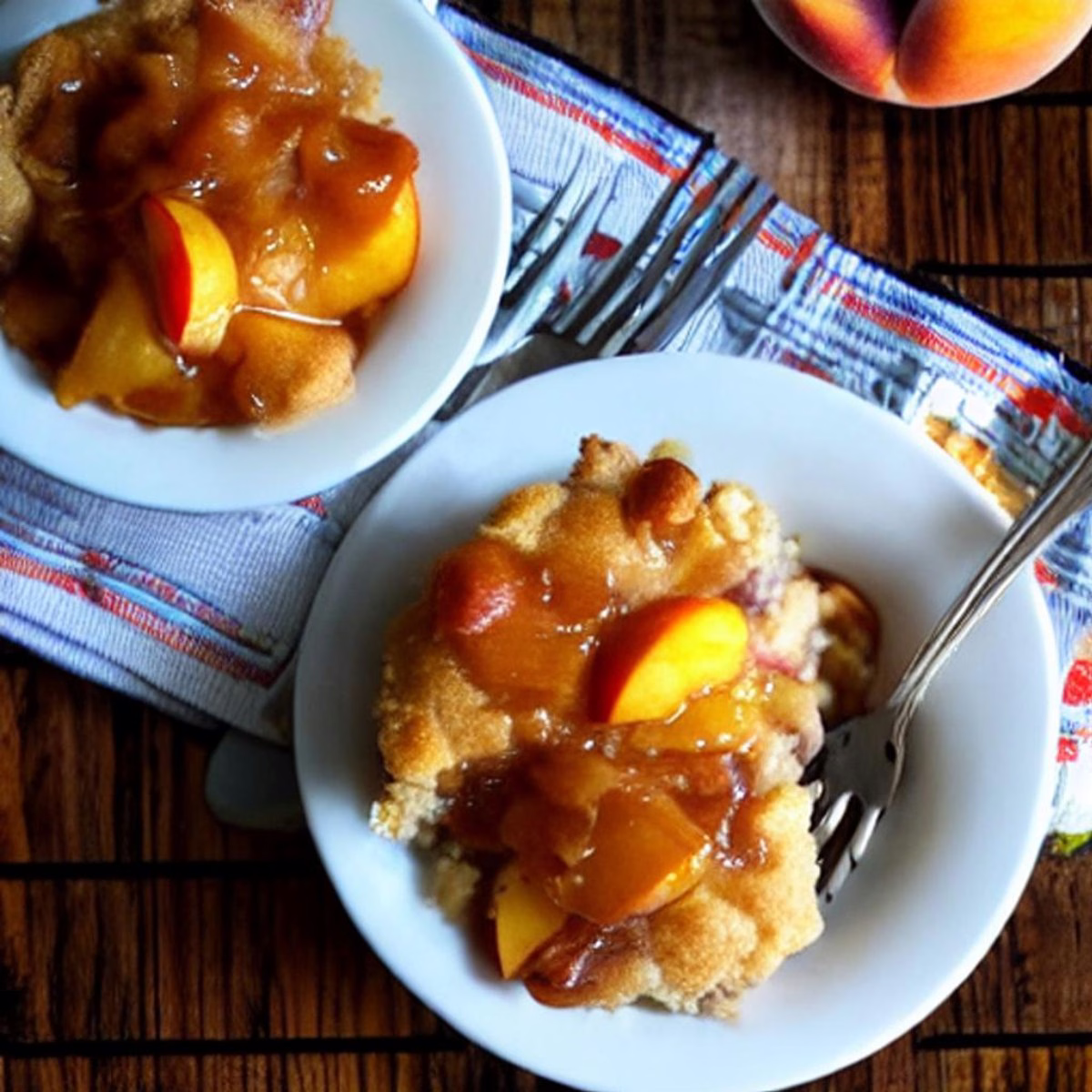 Bisquick Peach Cobbler - Image 1