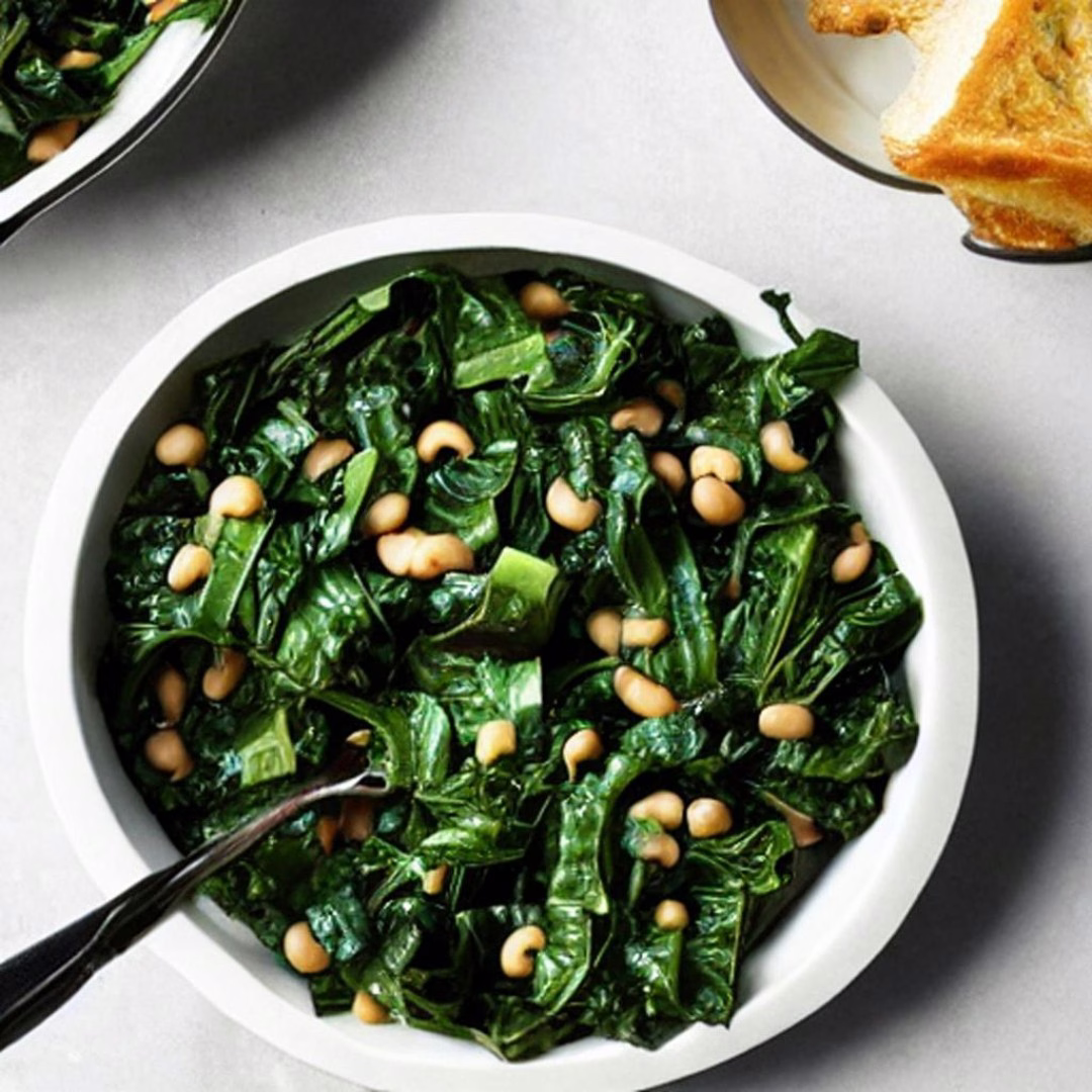 Black Eyed Peas with Collard Greens