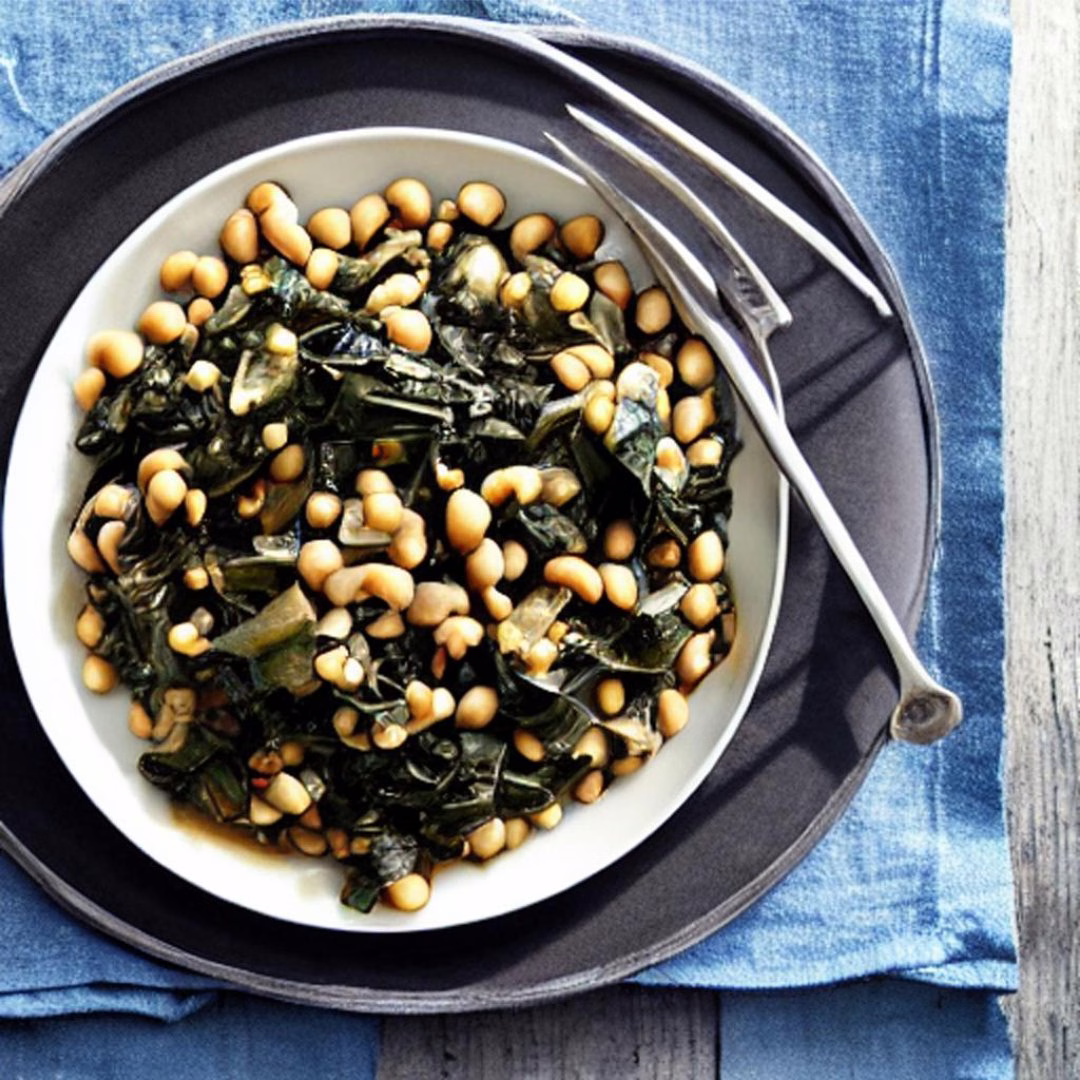 Black Eyed Peas With Collard Greens - Image 2