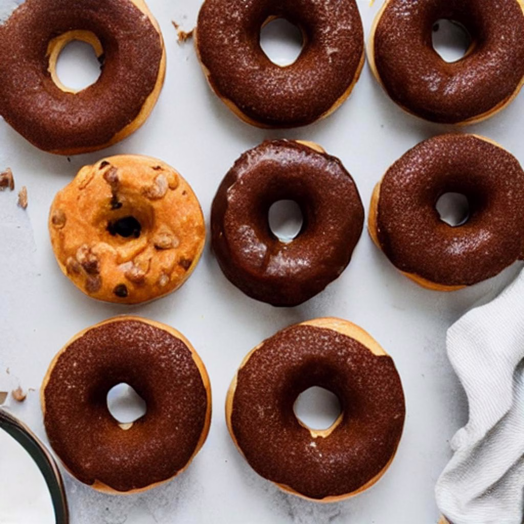 Chocolate Chip Baked Donuts