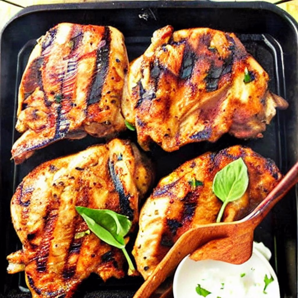 Grilled Chicken Thighs