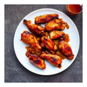 Apricot Sriracha Glazed Chicken Wings Recipe
