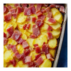 Au Gratin Potatoes With Diced Ham Recipe