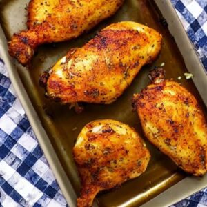 Baked Chicken Quarters