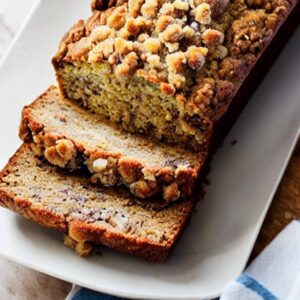 Banana Bread With Streusel Topping