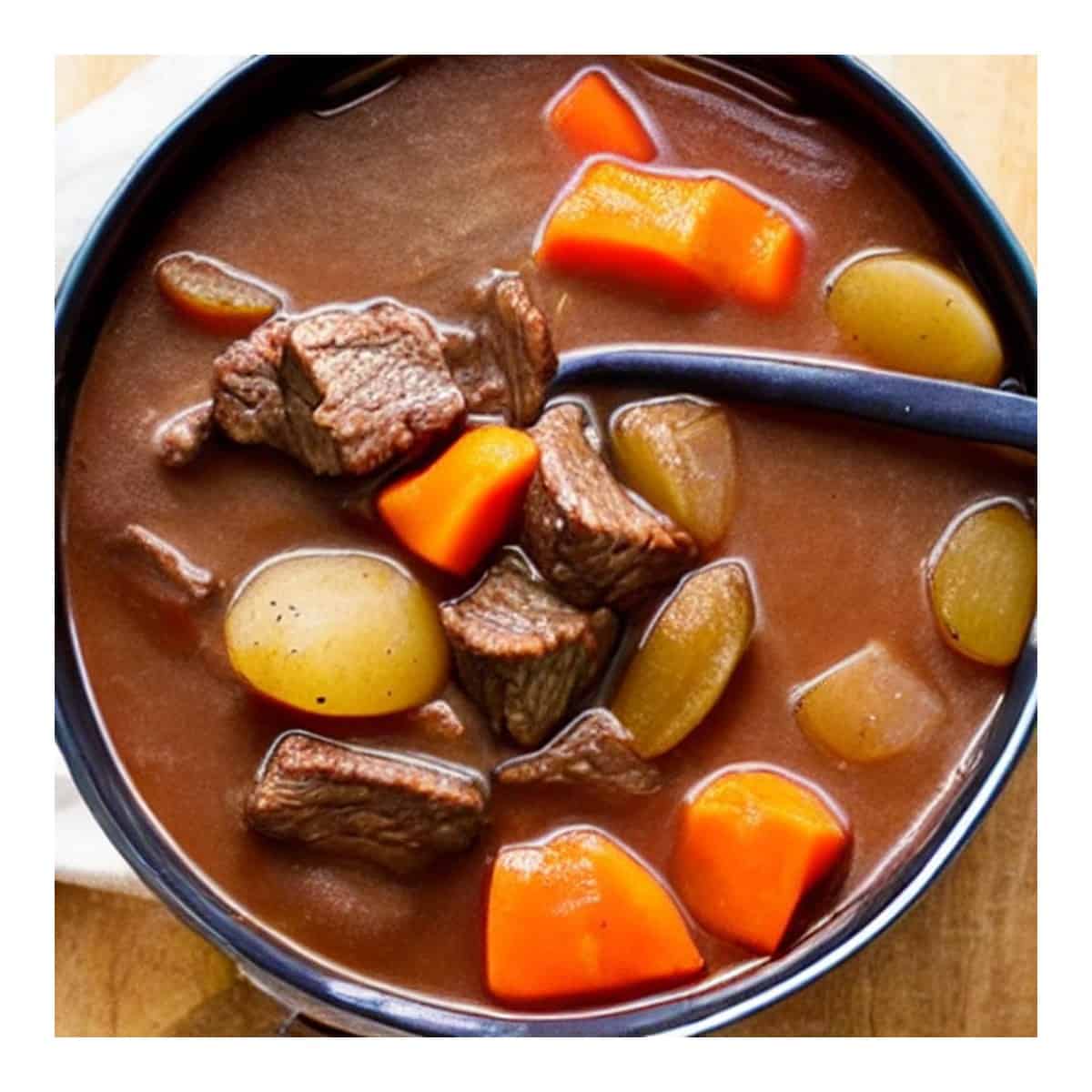Homemade Beef Stew From Beef Bone Broth Recipe