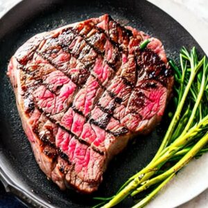 Perfectly Pan Seared Ribeye Steak